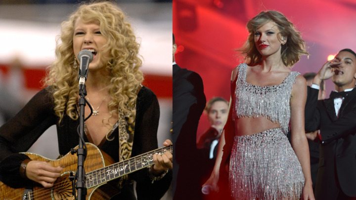 http://www.rollingstone.com/music/lists/taylor-swift-country-pop-transformation-20140909